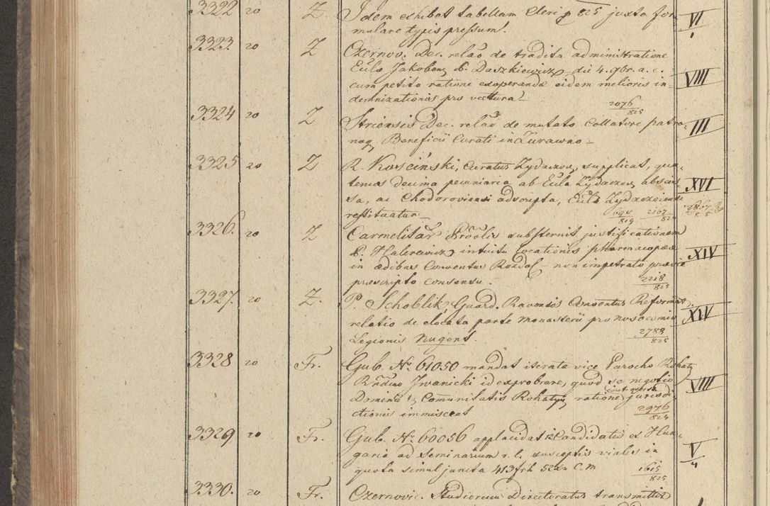 Zdjęcie nr 339 dla obiektu archiwalnego: Protocollon exhibitorum in Ecclesiasticis ex anno 1825