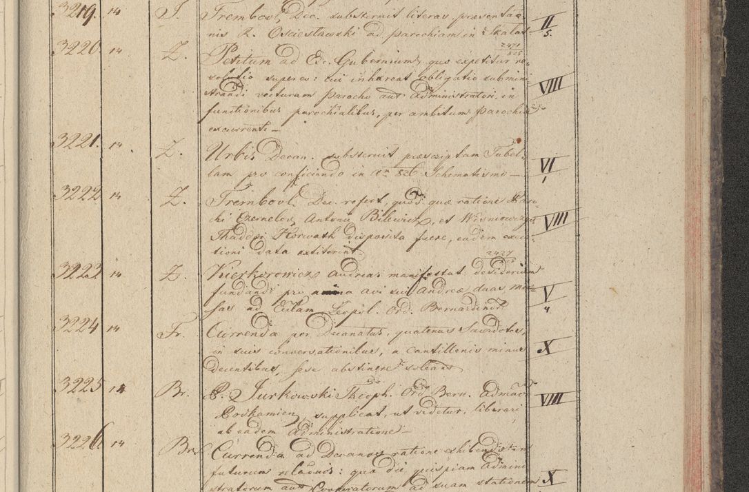 Zdjęcie nr 330 dla obiektu archiwalnego: Protocollon exhibitorum in Ecclesiasticis ex anno 1825