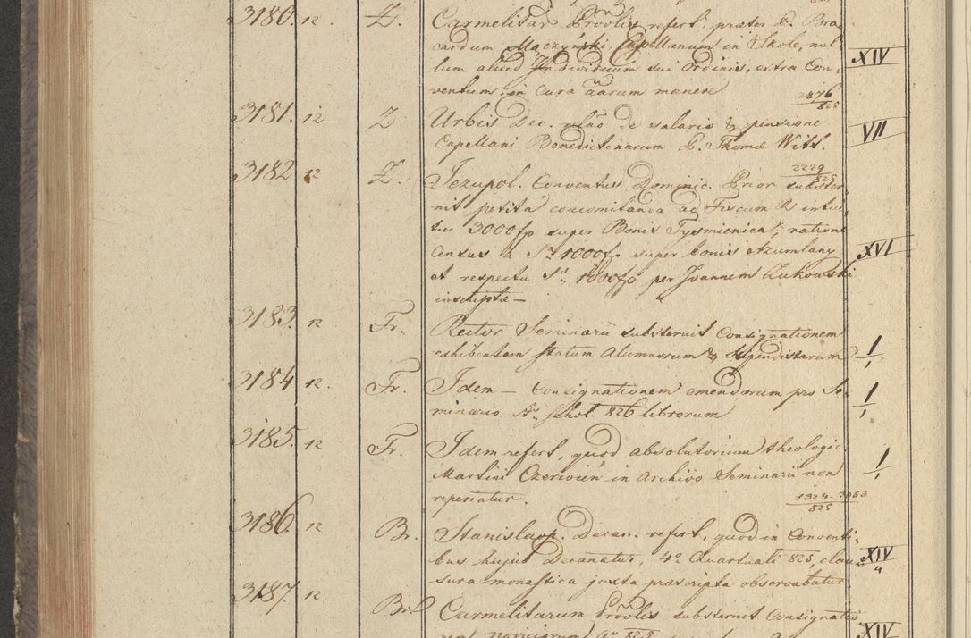 Zdjęcie nr 327 dla obiektu archiwalnego: Protocollon exhibitorum in Ecclesiasticis ex anno 1825