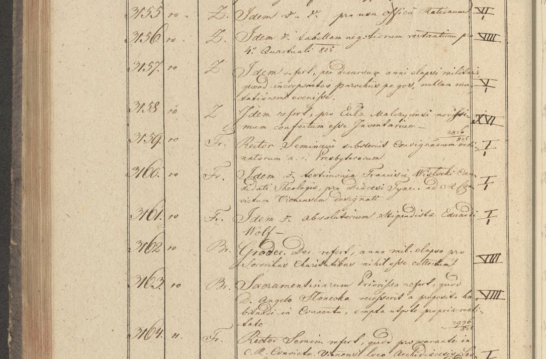 Zdjęcie nr 325 dla obiektu archiwalnego: Protocollon exhibitorum in Ecclesiasticis ex anno 1825