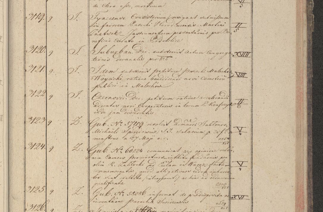 Zdjęcie nr 322 dla obiektu archiwalnego: Protocollon exhibitorum in Ecclesiasticis ex anno 1825