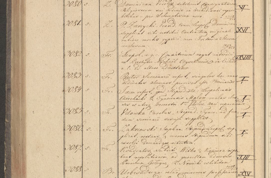 Zdjęcie nr 319 dla obiektu archiwalnego: Protocollon exhibitorum in Ecclesiasticis ex anno 1825