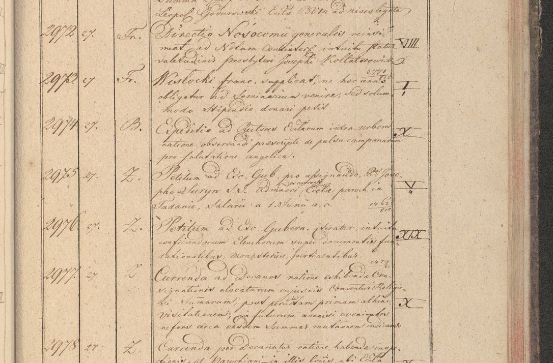 Zdjęcie nr 308 dla obiektu archiwalnego: Protocollon exhibitorum in Ecclesiasticis ex anno 1825
