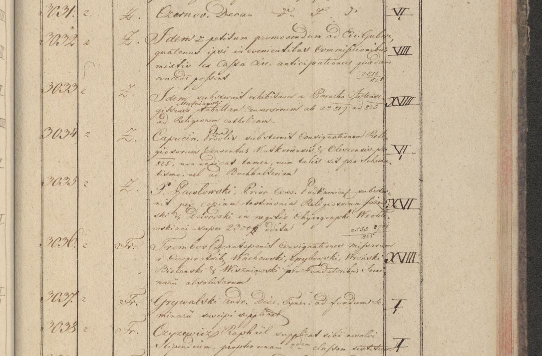 Zdjęcie nr 314 dla obiektu archiwalnego: Protocollon exhibitorum in Ecclesiasticis ex anno 1825