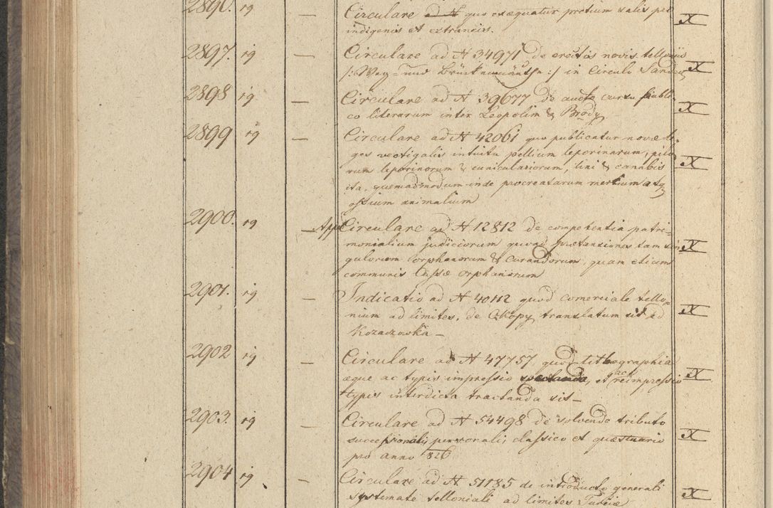 Zdjęcie nr 301 dla obiektu archiwalnego: Protocollon exhibitorum in Ecclesiasticis ex anno 1825