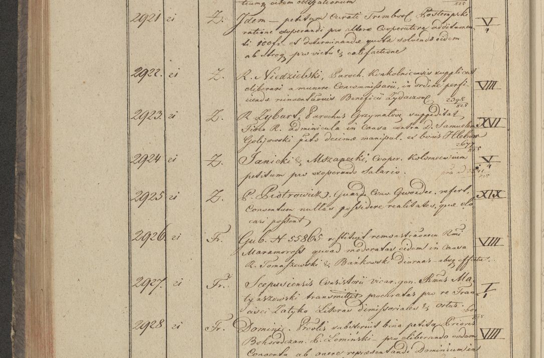 Zdjęcie nr 303 dla obiektu archiwalnego: Protocollon exhibitorum in Ecclesiasticis ex anno 1825