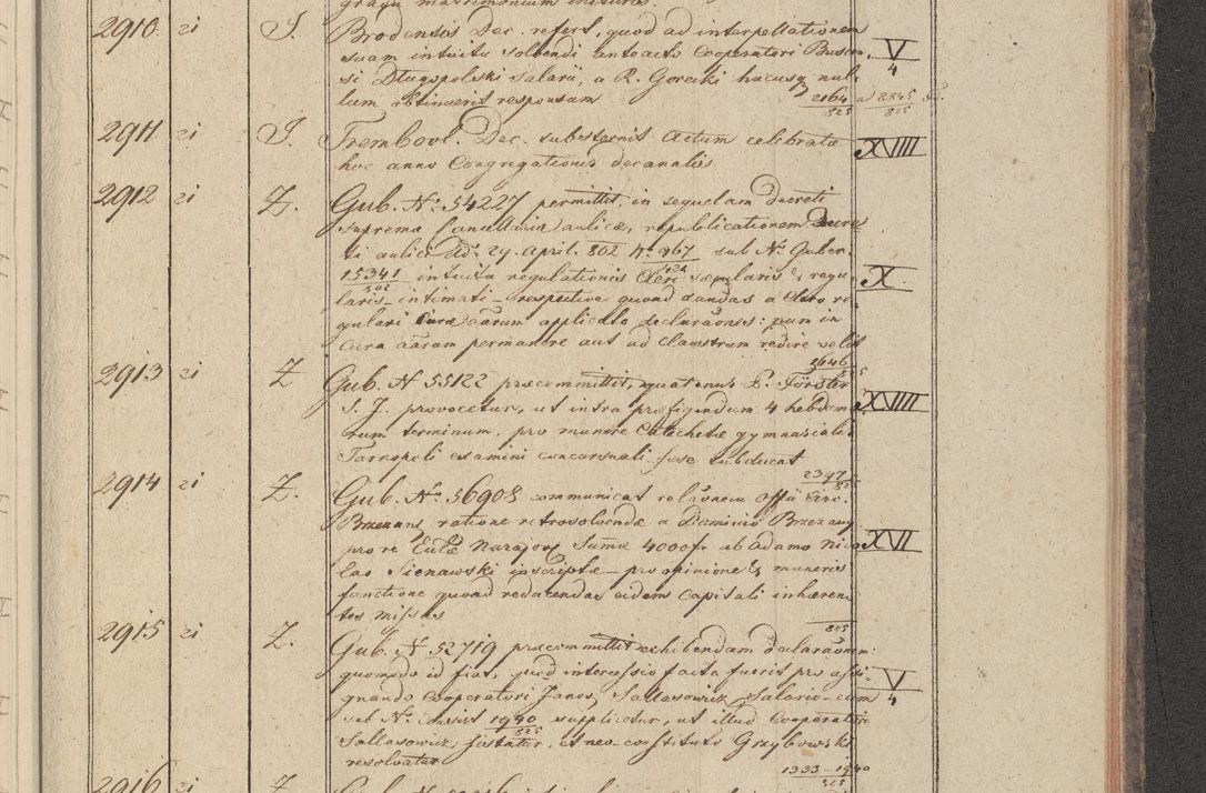 Zdjęcie nr 302 dla obiektu archiwalnego: Protocollon exhibitorum in Ecclesiasticis ex anno 1825
