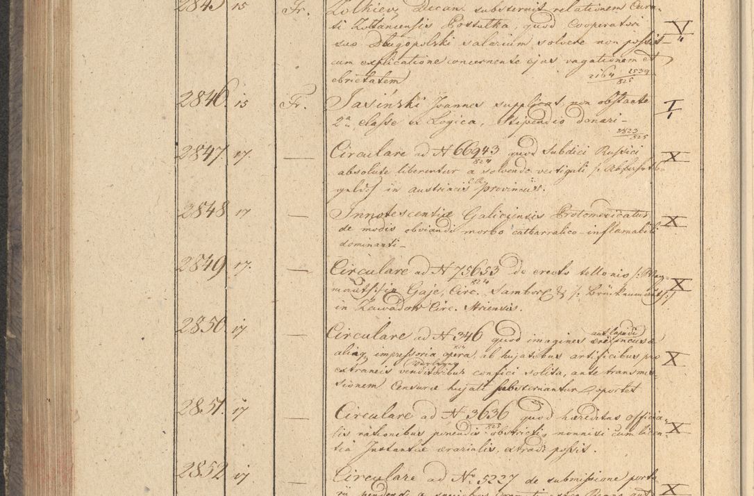 Zdjęcie nr 297 dla obiektu archiwalnego: Protocollon exhibitorum in Ecclesiasticis ex anno 1825