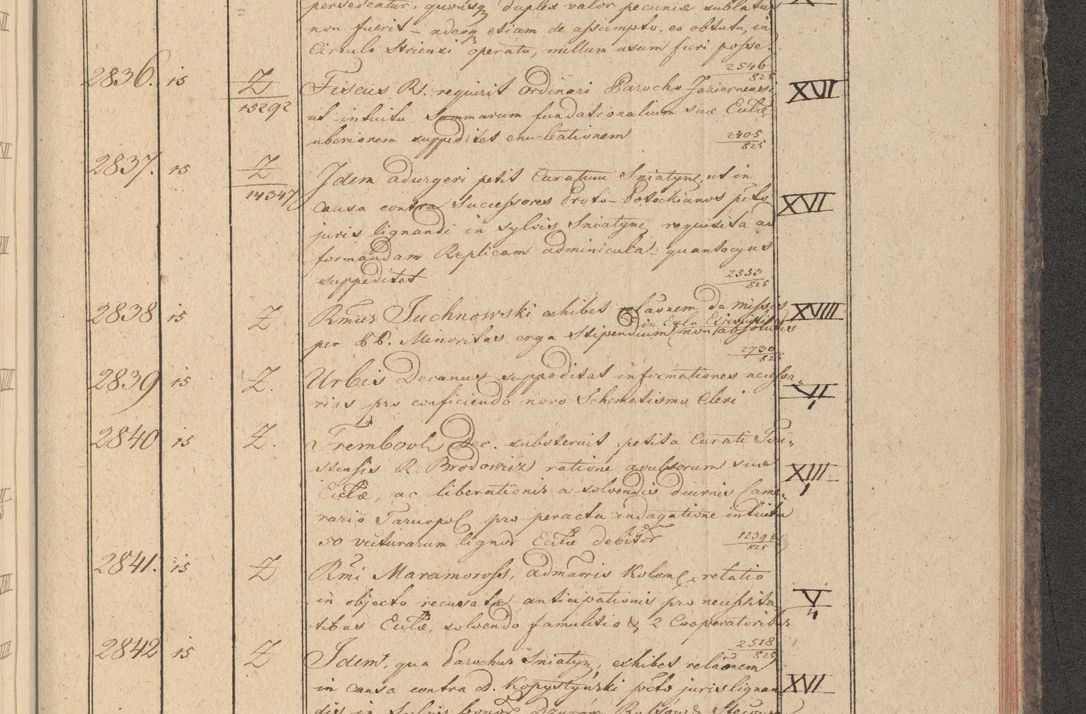 Zdjęcie nr 296 dla obiektu archiwalnego: Protocollon exhibitorum in Ecclesiasticis ex anno 1825