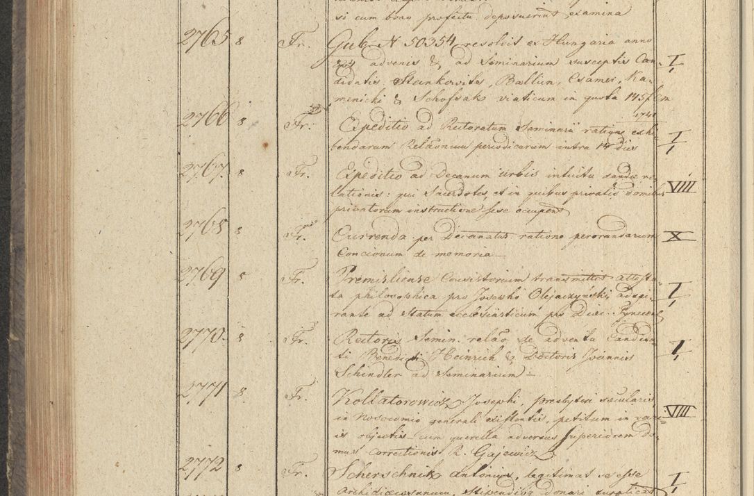 Zdjęcie nr 289 dla obiektu archiwalnego: Protocollon exhibitorum in Ecclesiasticis ex anno 1825