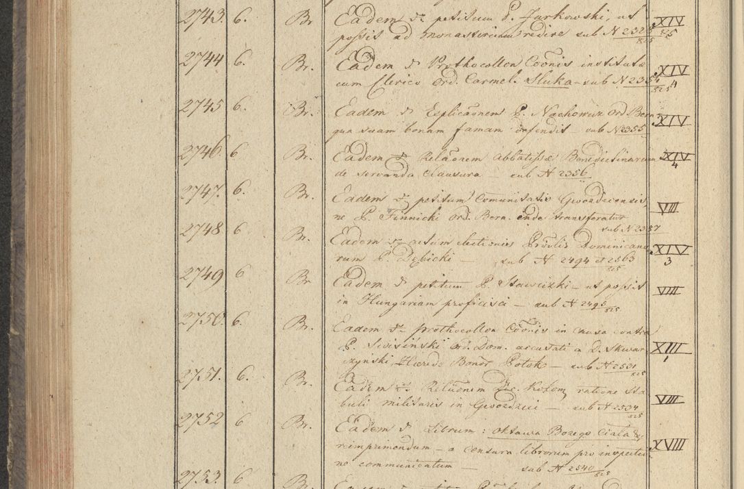 Zdjęcie nr 287 dla obiektu archiwalnego: Protocollon exhibitorum in Ecclesiasticis ex anno 1825