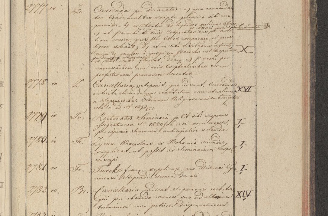 Zdjęcie nr 290 dla obiektu archiwalnego: Protocollon exhibitorum in Ecclesiasticis ex anno 1825