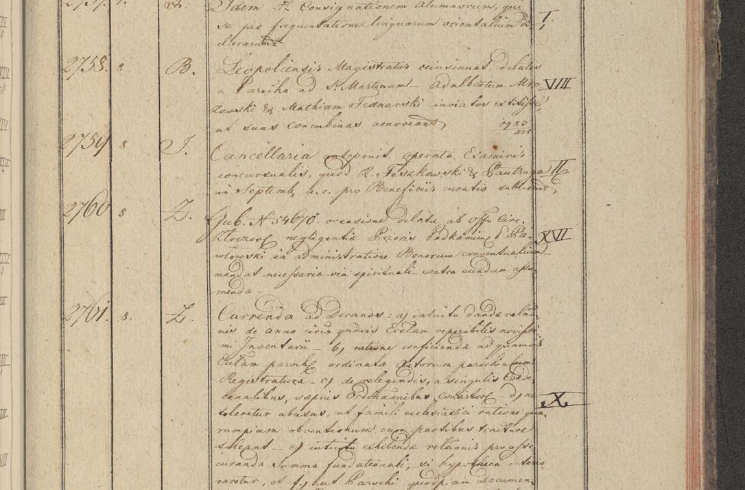 Zdjęcie nr 288 dla obiektu archiwalnego: Protocollon exhibitorum in Ecclesiasticis ex anno 1825