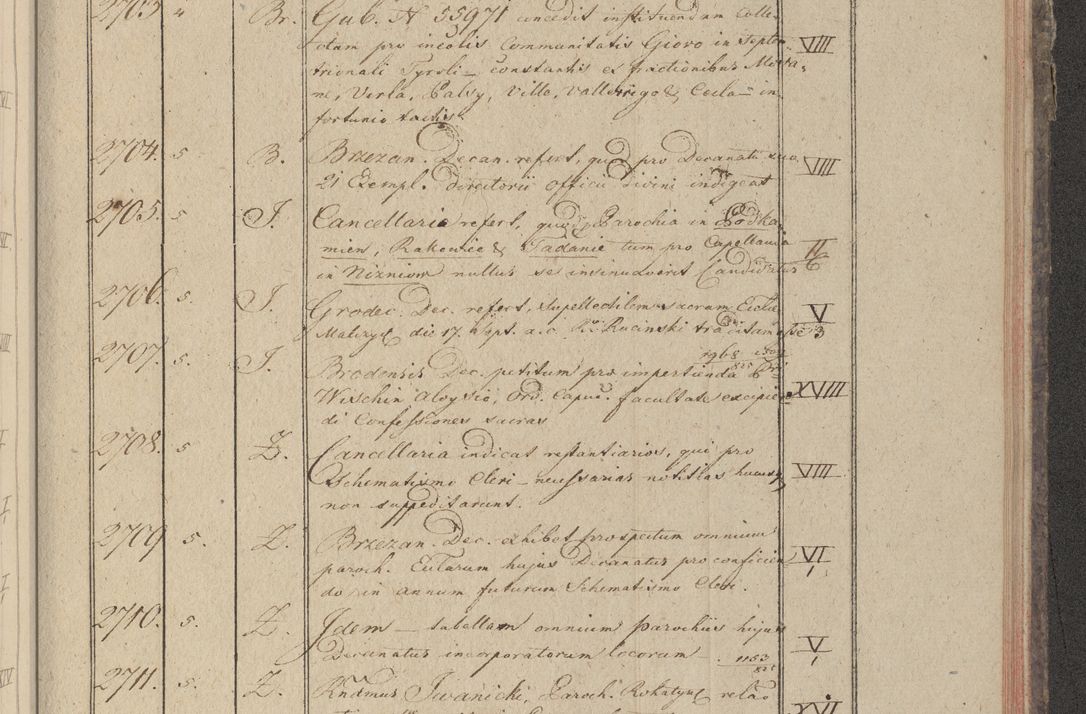 Zdjęcie nr 284 dla obiektu archiwalnego: Protocollon exhibitorum in Ecclesiasticis ex anno 1825