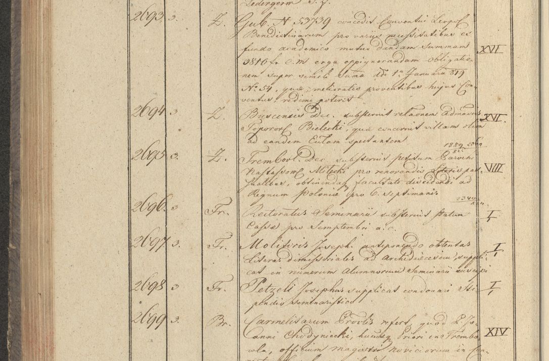Zdjęcie nr 283 dla obiektu archiwalnego: Protocollon exhibitorum in Ecclesiasticis ex anno 1825