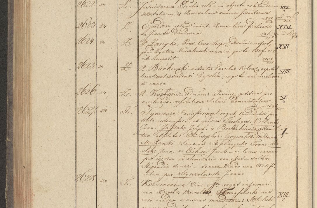 Zdjęcie nr 277 dla obiektu archiwalnego: Protocollon exhibitorum in Ecclesiasticis ex anno 1825
