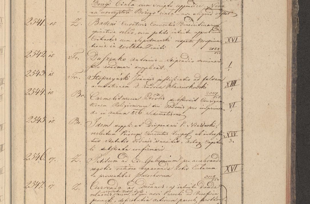 Zdjęcie nr 270 dla obiektu archiwalnego: Protocollon exhibitorum in Ecclesiasticis ex anno 1825