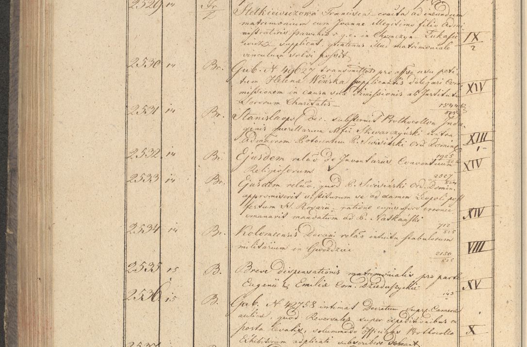 Zdjęcie nr 269 dla obiektu archiwalnego: Protocollon exhibitorum in Ecclesiasticis ex anno 1825