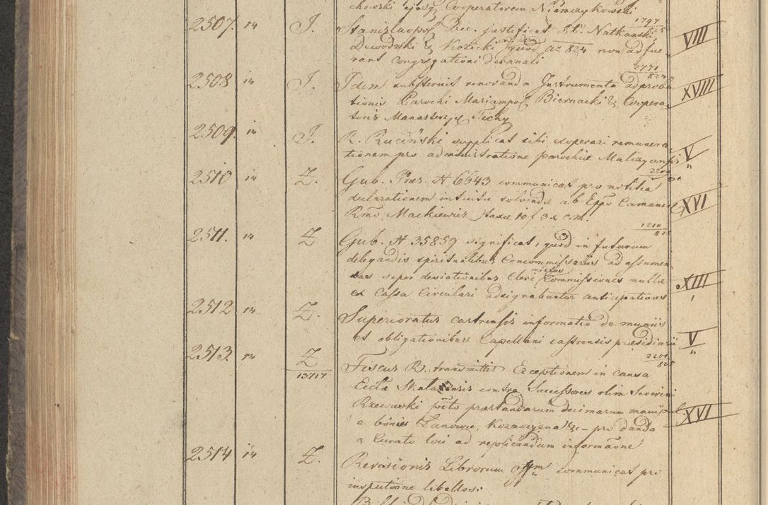 Zdjęcie nr 267 dla obiektu archiwalnego: Protocollon exhibitorum in Ecclesiasticis ex anno 1825