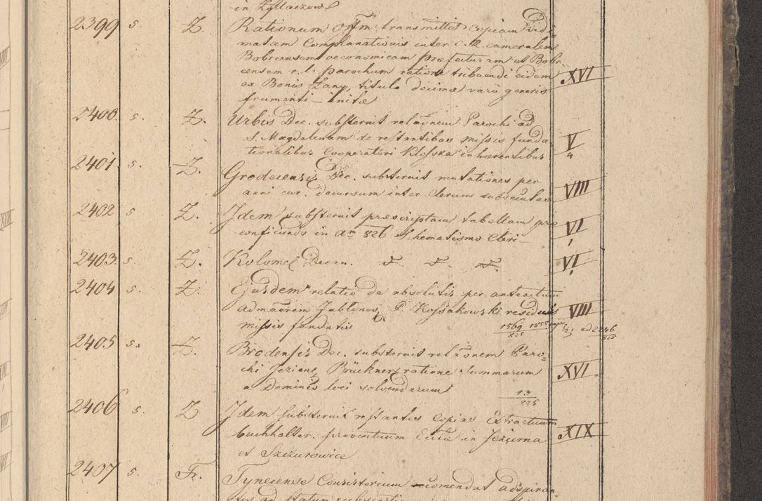 Zdjęcie nr 258 dla obiektu archiwalnego: Protocollon exhibitorum in Ecclesiasticis ex anno 1825
