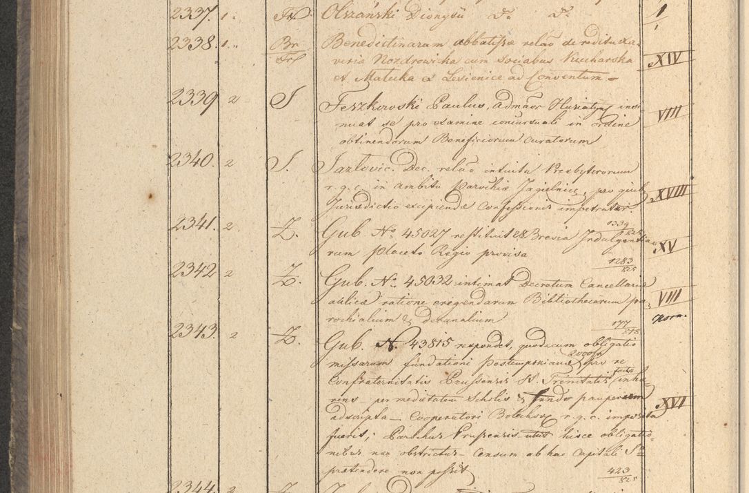 Zdjęcie nr 253 dla obiektu archiwalnego: Protocollon exhibitorum in Ecclesiasticis ex anno 1825
