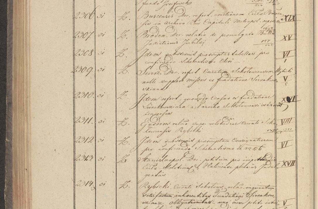 Zdjęcie nr 251 dla obiektu archiwalnego: Protocollon exhibitorum in Ecclesiasticis ex anno 1825