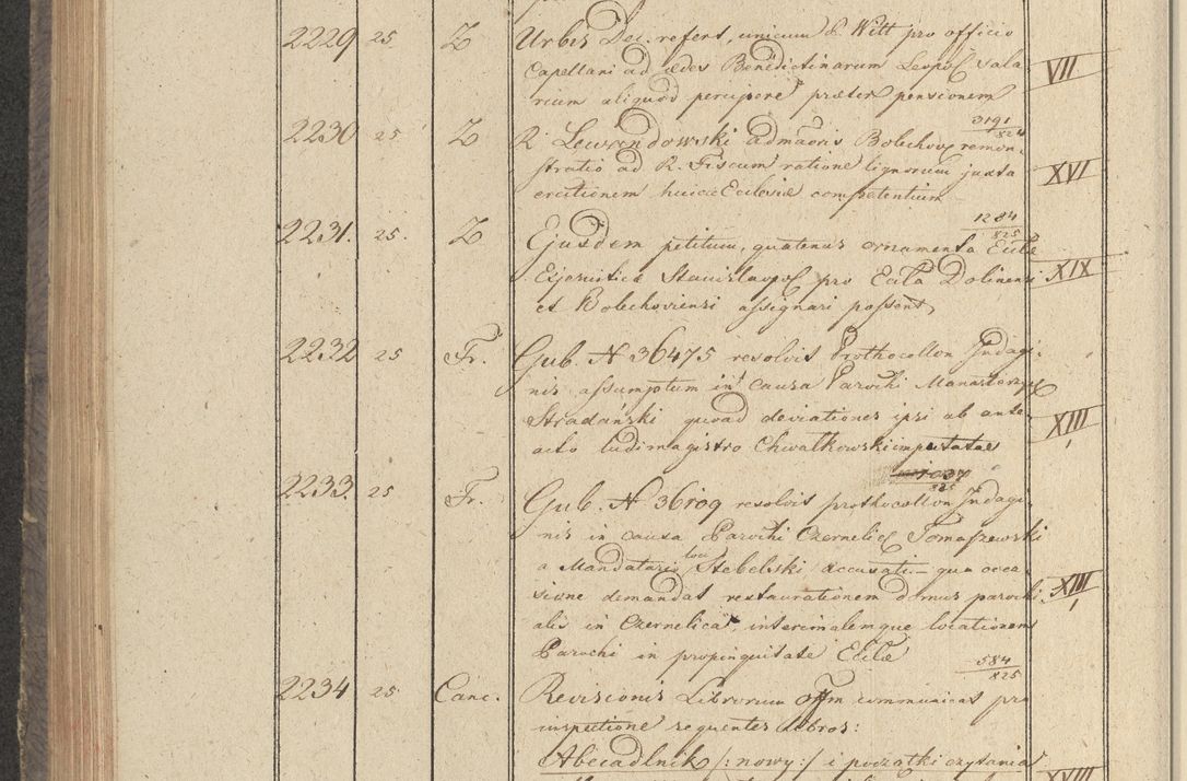 Zdjęcie nr 245 dla obiektu archiwalnego: Protocollon exhibitorum in Ecclesiasticis ex anno 1825
