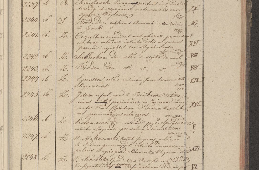 Zdjęcie nr 246 dla obiektu archiwalnego: Protocollon exhibitorum in Ecclesiasticis ex anno 1825