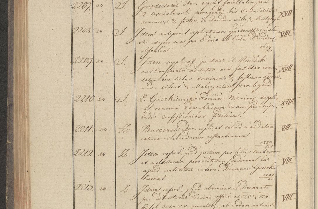 Zdjęcie nr 243 dla obiektu archiwalnego: Protocollon exhibitorum in Ecclesiasticis ex anno 1825