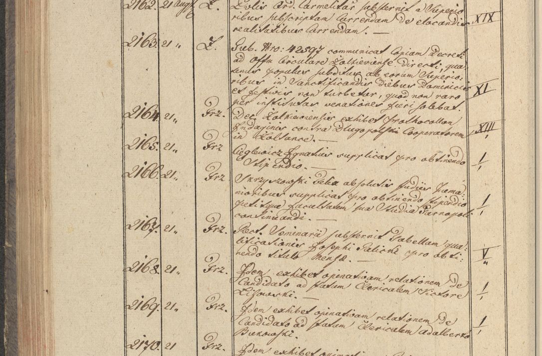 Zdjęcie nr 239 dla obiektu archiwalnego: Protocollon exhibitorum in Ecclesiasticis ex anno 1825