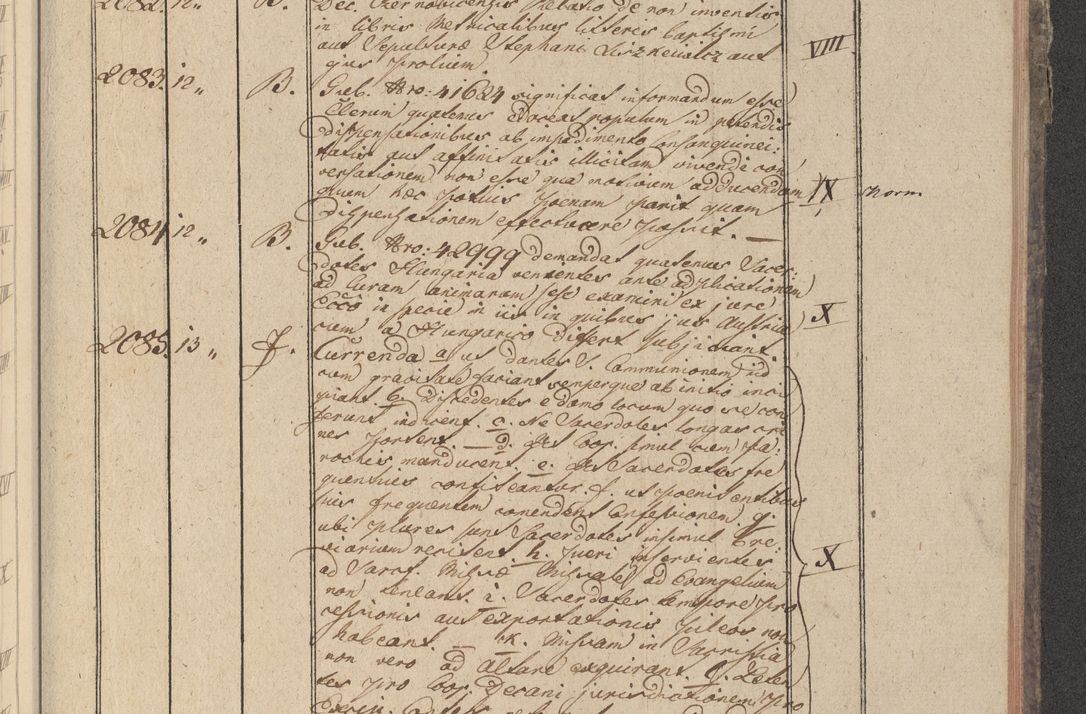 Zdjęcie nr 232 dla obiektu archiwalnego: Protocollon exhibitorum in Ecclesiasticis ex anno 1825
