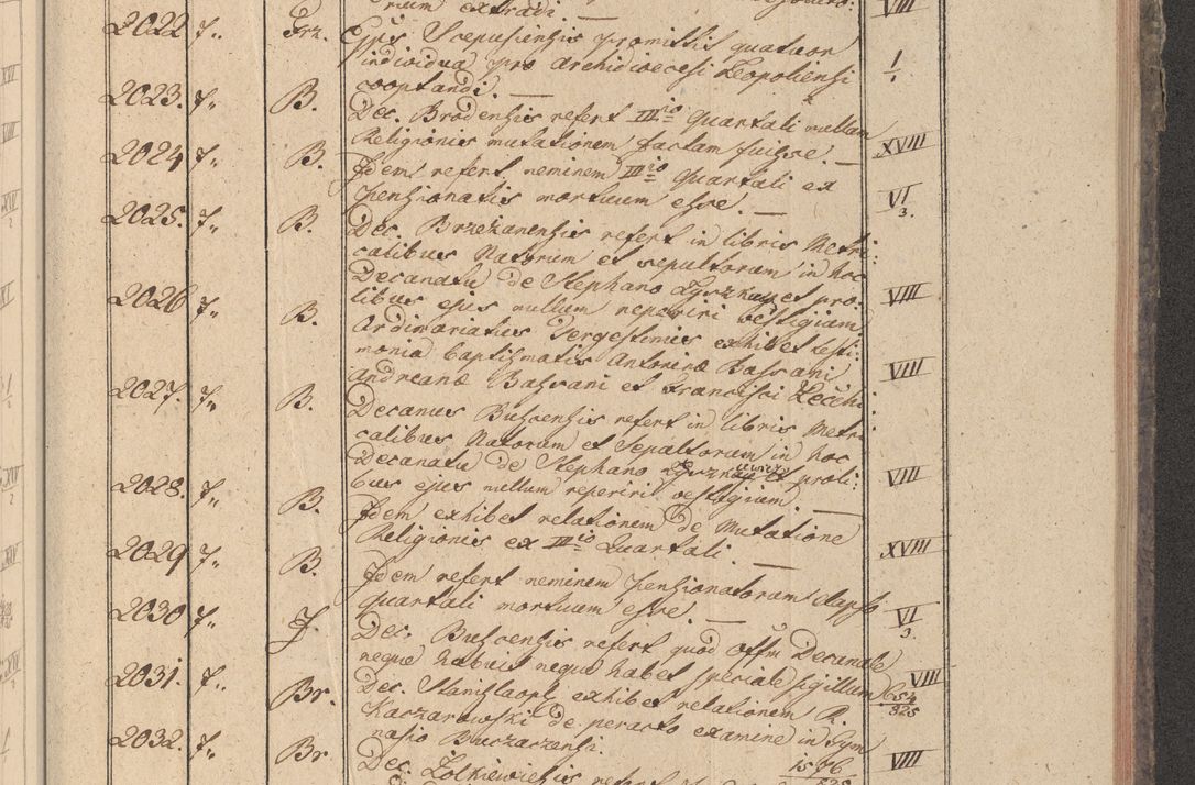Zdjęcie nr 228 dla obiektu archiwalnego: Protocollon exhibitorum in Ecclesiasticis ex anno 1825