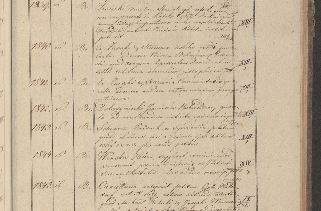 Zdjęcie nr 214 dla obiektu archiwalnego: Protocollon exhibitorum in Ecclesiasticis ex anno 1825