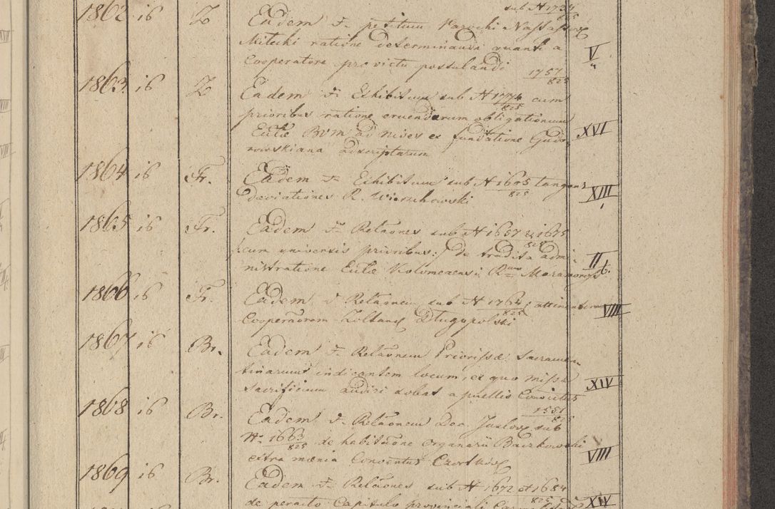 Zdjęcie nr 216 dla obiektu archiwalnego: Protocollon exhibitorum in Ecclesiasticis ex anno 1825