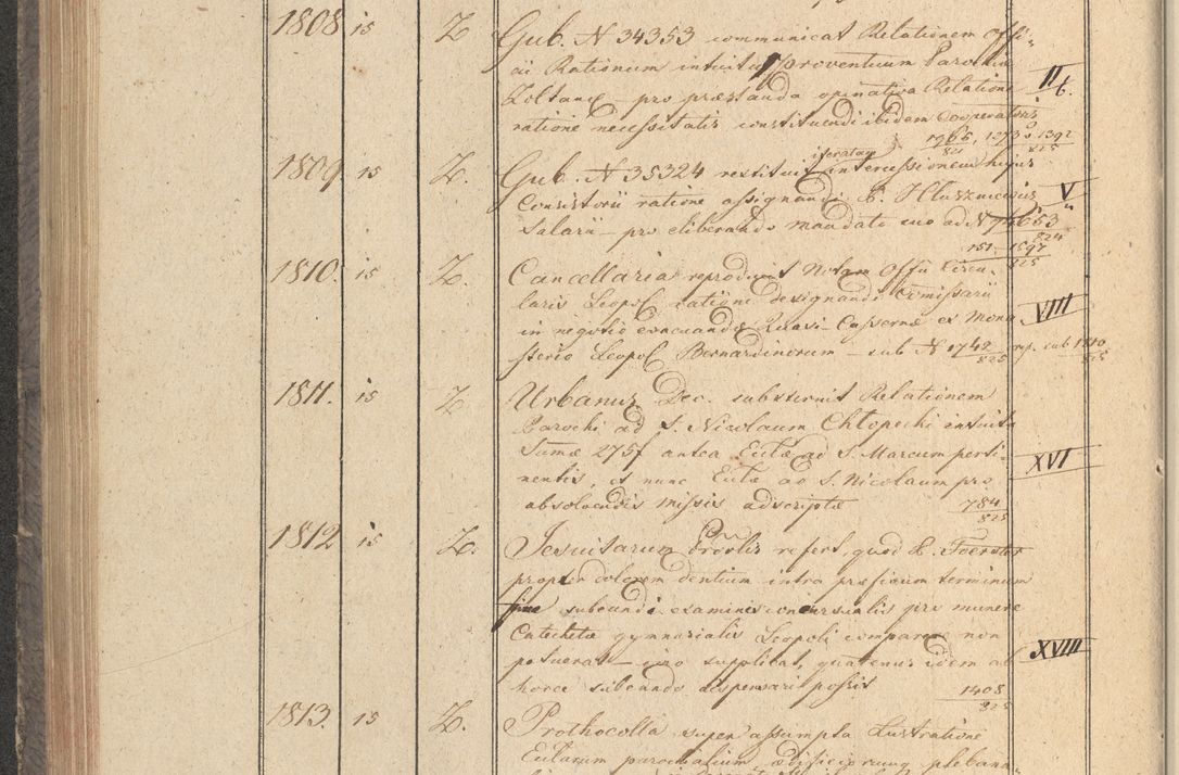 Zdjęcie nr 211 dla obiektu archiwalnego: Protocollon exhibitorum in Ecclesiasticis ex anno 1825