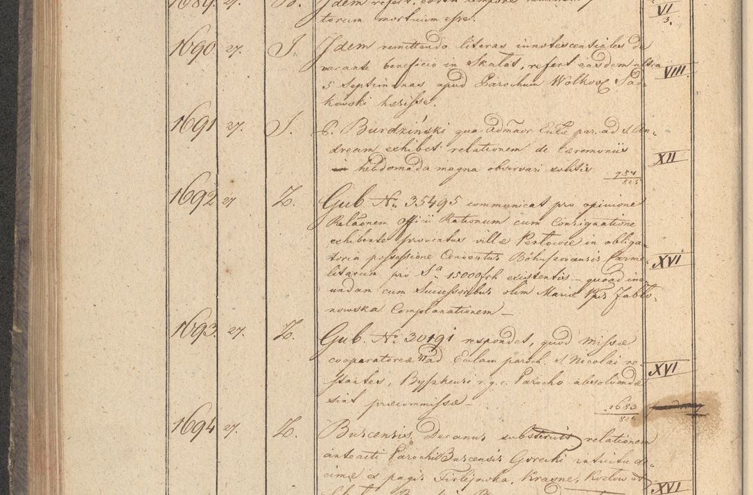 Zdjęcie nr 199 dla obiektu archiwalnego: Protocollon exhibitorum in Ecclesiasticis ex anno 1825