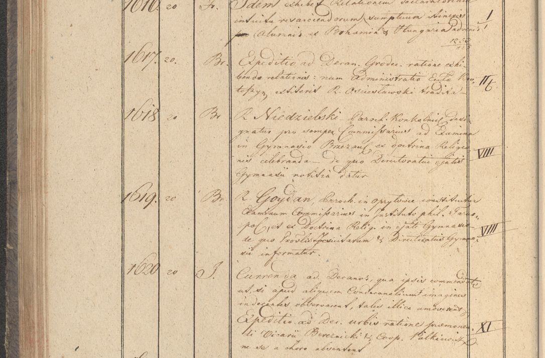 Zdjęcie nr 191 dla obiektu archiwalnego: Protocollon exhibitorum in Ecclesiasticis ex anno 1825
