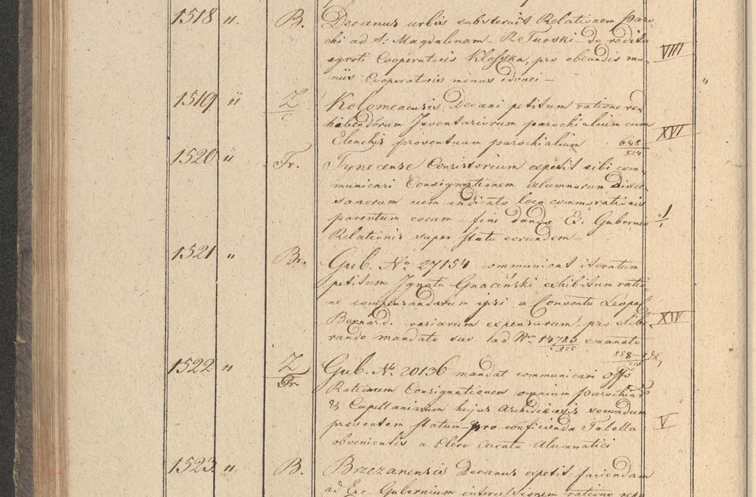 Zdjęcie nr 181 dla obiektu archiwalnego: Protocollon exhibitorum in Ecclesiasticis ex anno 1825