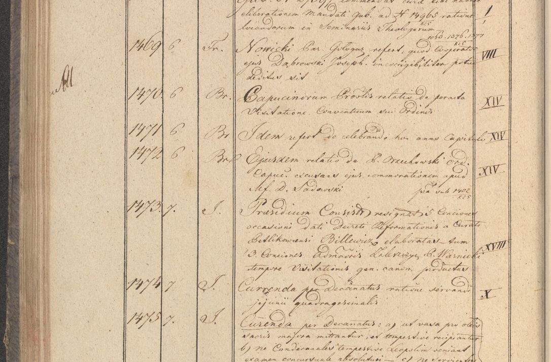 Zdjęcie nr 175 dla obiektu archiwalnego: Protocollon exhibitorum in Ecclesiasticis ex anno 1825