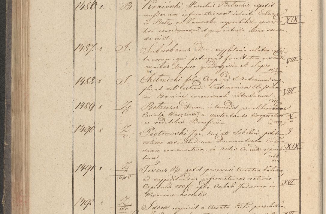 Zdjęcie nr 177 dla obiektu archiwalnego: Protocollon exhibitorum in Ecclesiasticis ex anno 1825