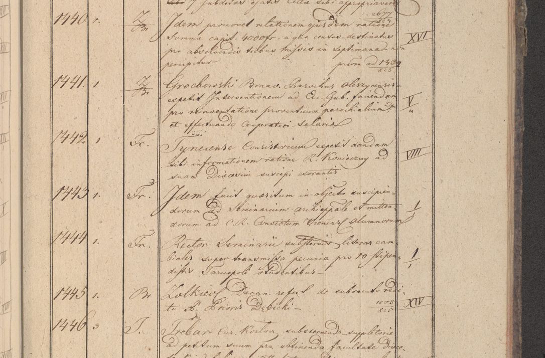 Zdjęcie nr 172 dla obiektu archiwalnego: Protocollon exhibitorum in Ecclesiasticis ex anno 1825