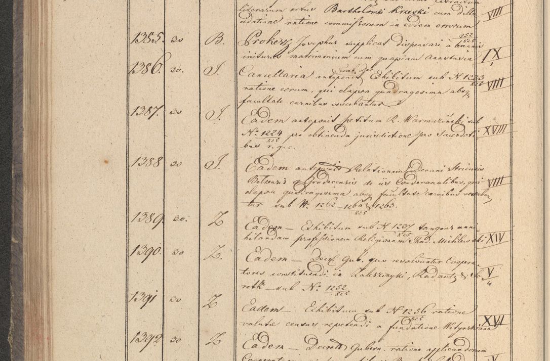 Zdjęcie nr 167 dla obiektu archiwalnego: Protocollon exhibitorum in Ecclesiasticis ex anno 1825