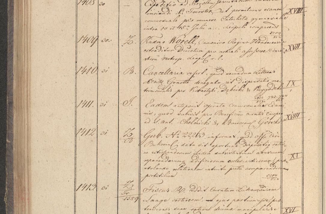 Zdjęcie nr 169 dla obiektu archiwalnego: Protocollon exhibitorum in Ecclesiasticis ex anno 1825