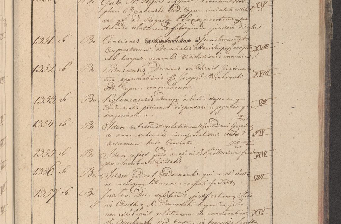 Zdjęcie nr 164 dla obiektu archiwalnego: Protocollon exhibitorum in Ecclesiasticis ex anno 1825