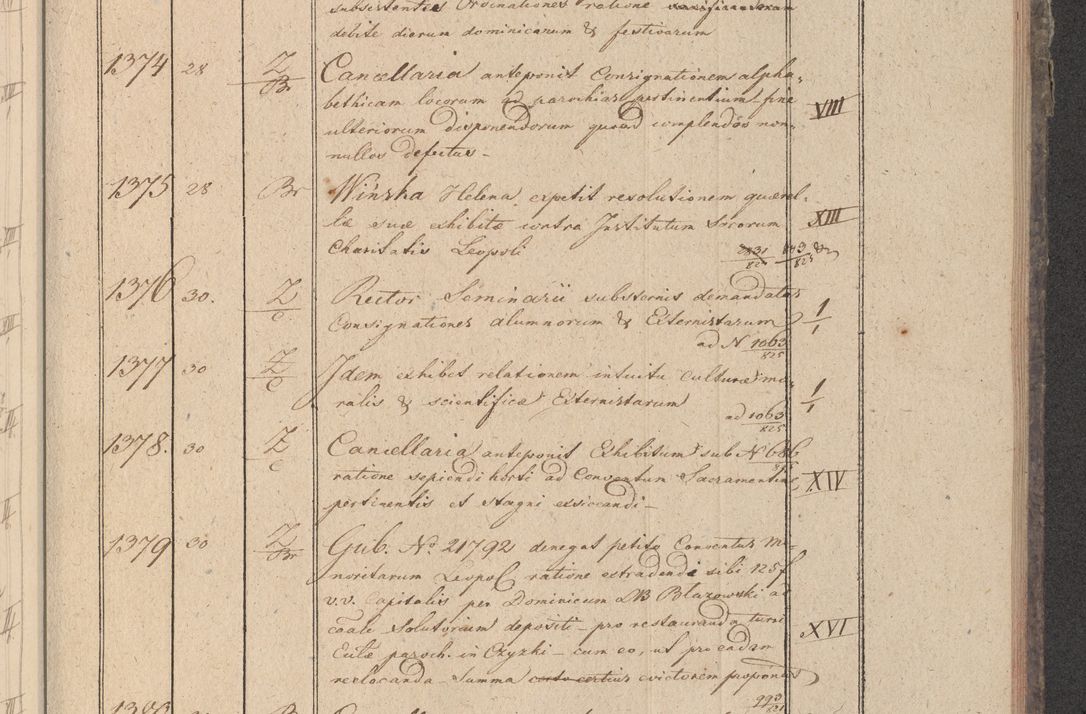Zdjęcie nr 166 dla obiektu archiwalnego: Protocollon exhibitorum in Ecclesiasticis ex anno 1825