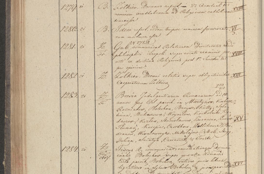 Zdjęcie nr 157 dla obiektu archiwalnego: Protocollon exhibitorum in Ecclesiasticis ex anno 1825