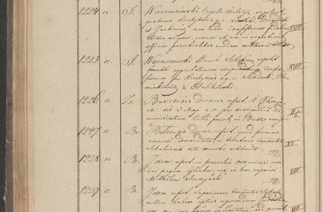 Zdjęcie nr 151 dla obiektu archiwalnego: Protocollon exhibitorum in Ecclesiasticis ex anno 1825
