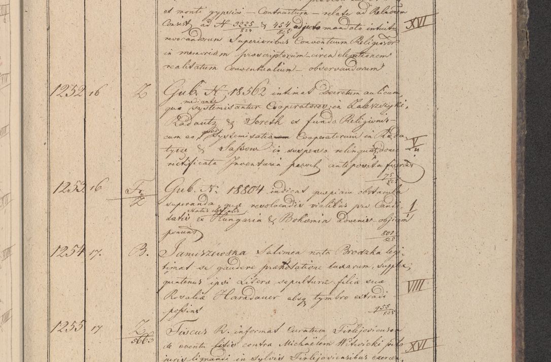 Zdjęcie nr 154 dla obiektu archiwalnego: Protocollon exhibitorum in Ecclesiasticis ex anno 1825