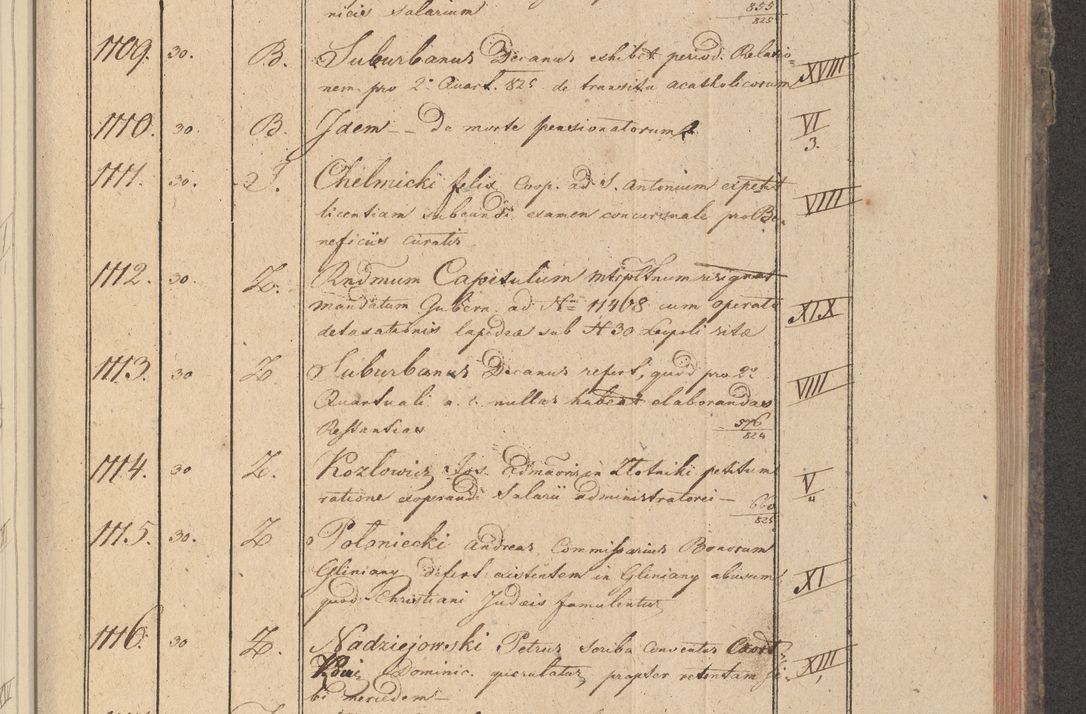 Zdjęcie nr 140 dla obiektu archiwalnego: Protocollon exhibitorum in Ecclesiasticis ex anno 1825