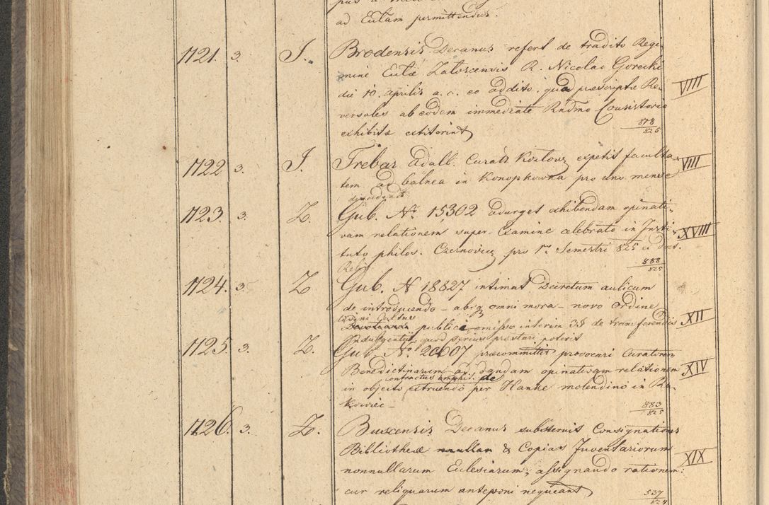 Zdjęcie nr 141 dla obiektu archiwalnego: Protocollon exhibitorum in Ecclesiasticis ex anno 1825